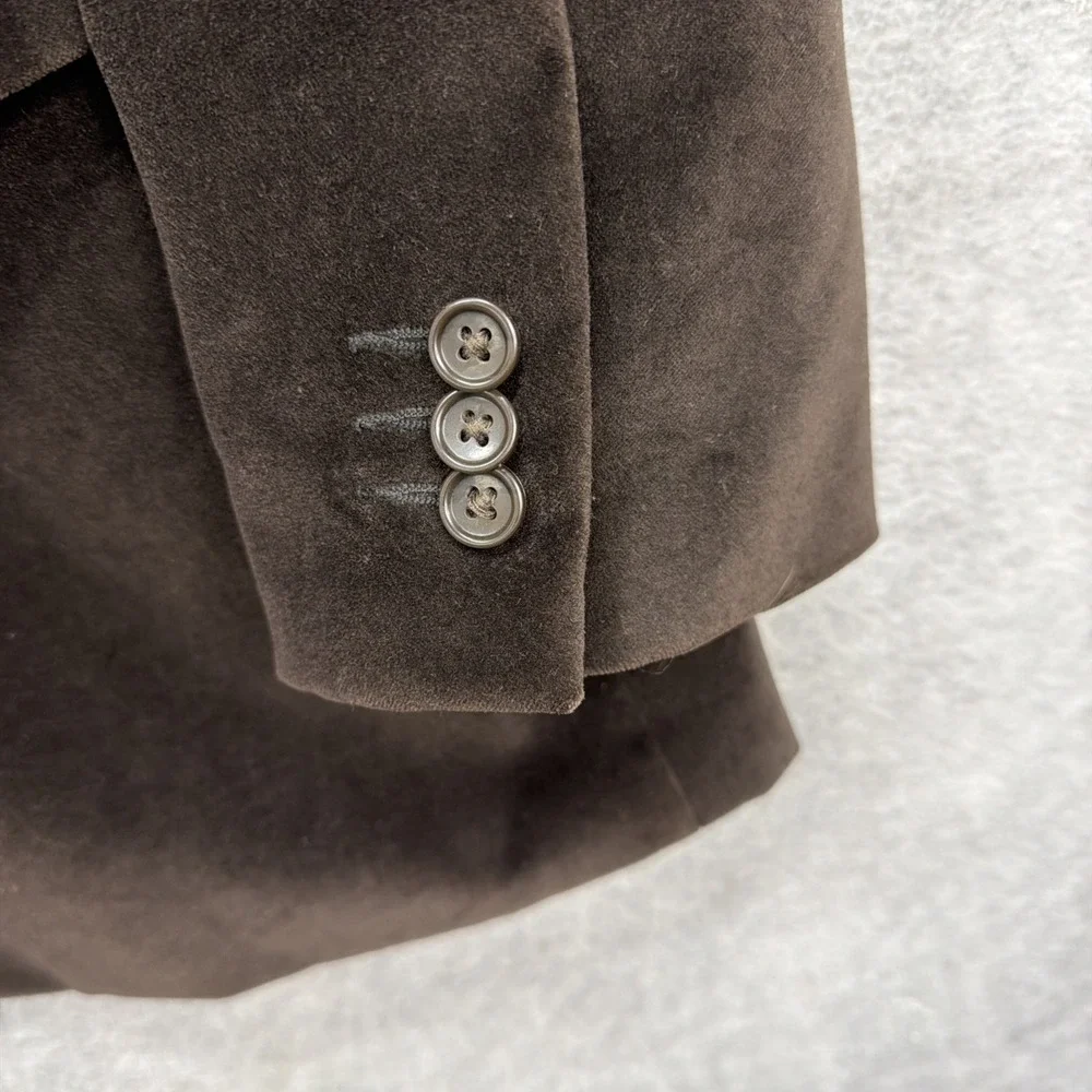 Banana Republic Men's Dark Brown Velvet Blazer